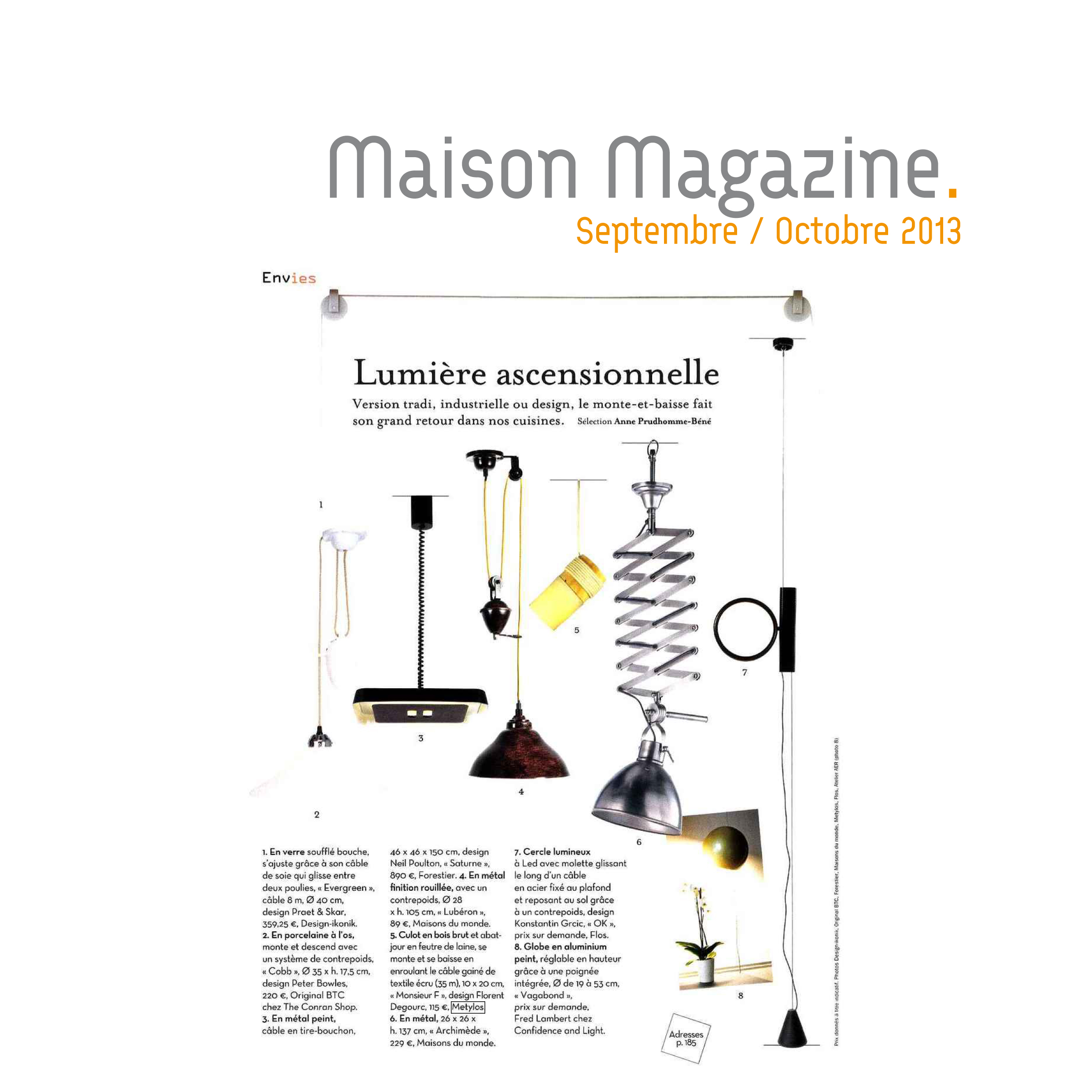 Maison Magazine_09-10-2013 - METYLOS - A French Interior Design Company
